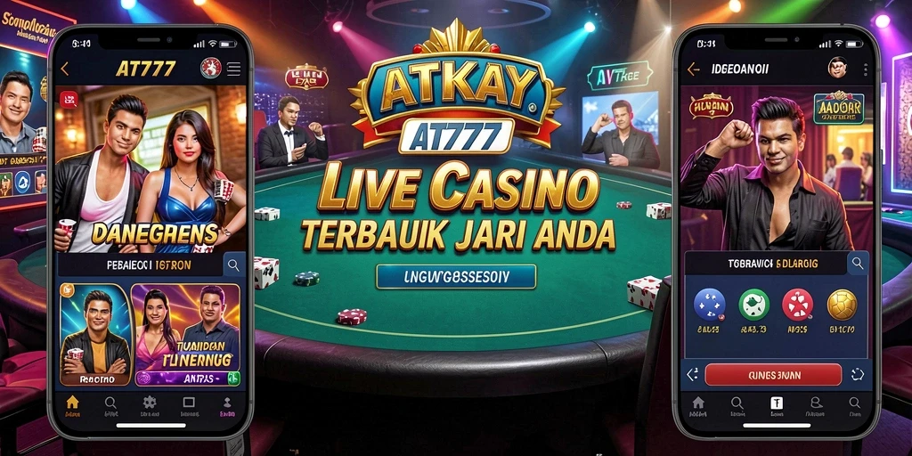 Tampilan gameplay Live Casino yang menarik di AT777 dengan dealer profesional.