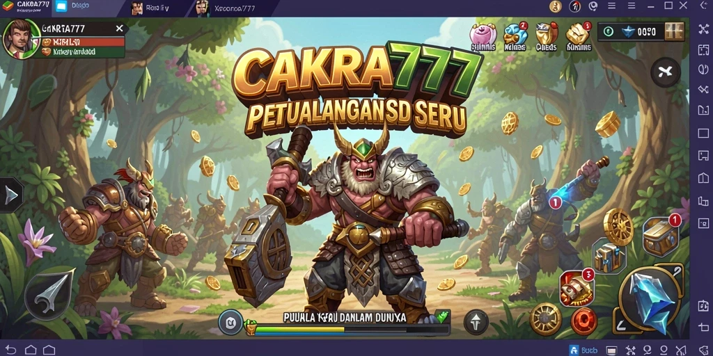 Gameplay seru CAKRA777 dengan petualangan penuh tantangan.