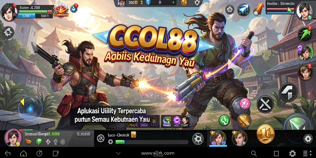 Tampilan antarmuka COCOL88 yang sederhana dan efisien.