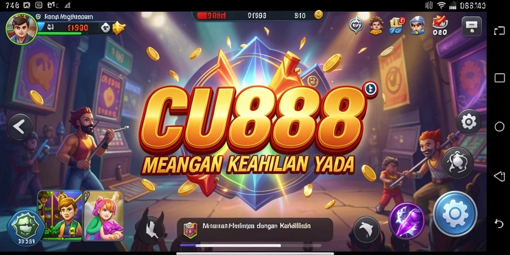 Tampilan gameplay seru dari CU888 dengan berbagai cabang olahraga.