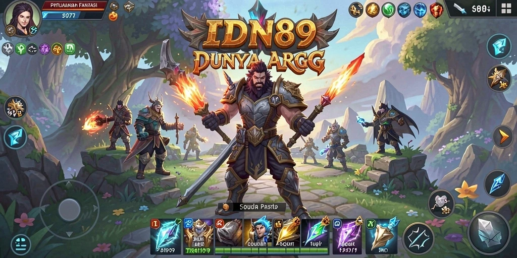 Gameplay seru dan mendebarkan dalam IDN89 ARPG.