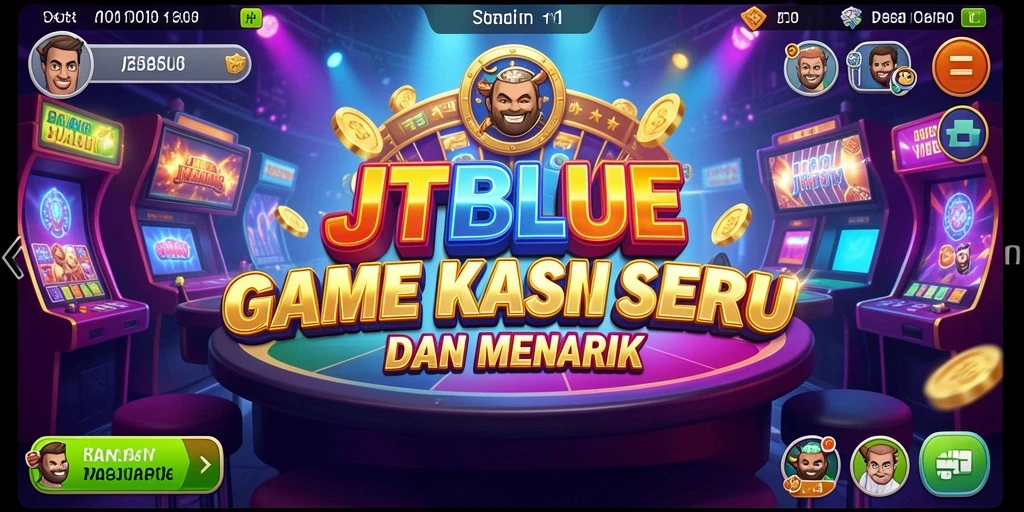 Tangkapan layar gameplay Kasino JTBLUE yang menarik dan interaktif.
