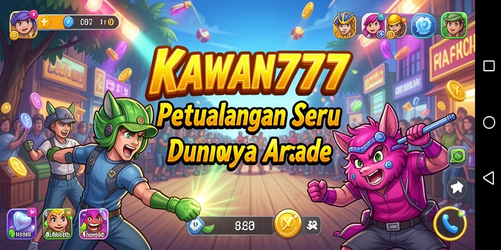 Screenshot gameplay KAWAN777 menampilkan aksi seru dalam permainan Arcade.