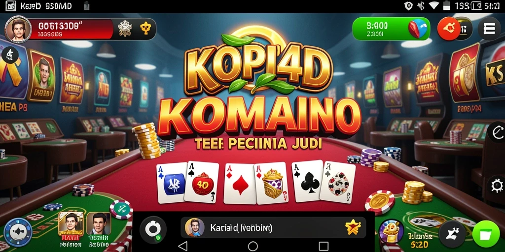 Screenshot KOPI4D menampilkan gameplay seru di Kasino.