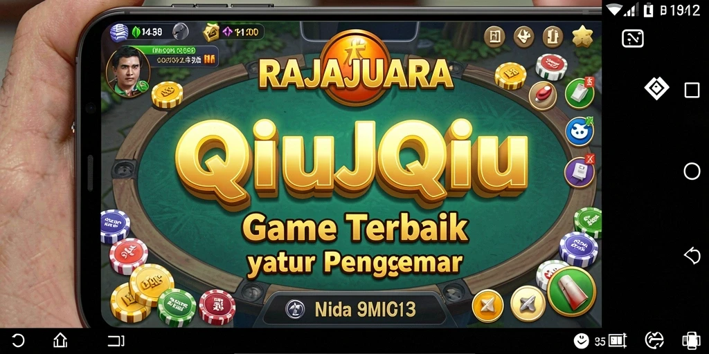 Screenshot gameplay RAJAJUARA yang menampilkan aksi QiuQiu.