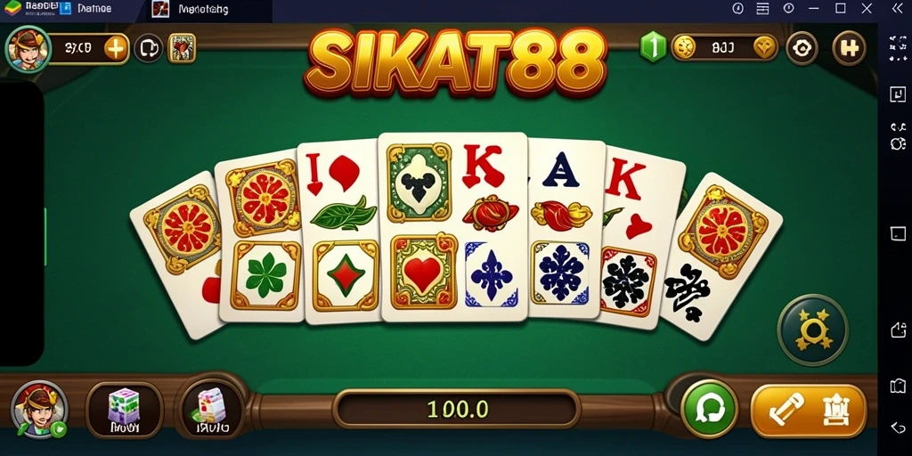 Gameplay seru SIKAT88 dengan teman-teman dalam domino.
