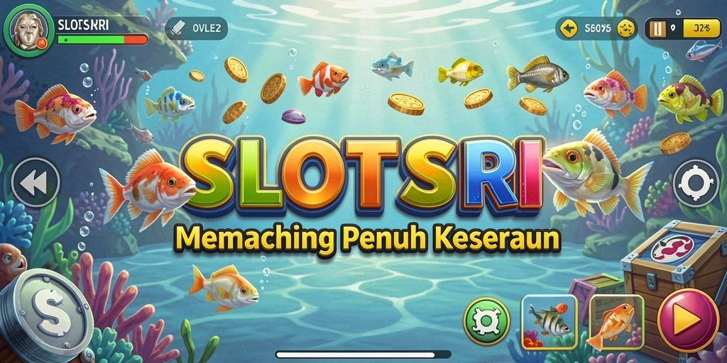 Tangkapan ikan yang menegangkan dalam gameplay SLOTSRI.
