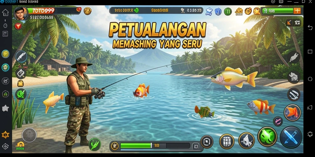 Tangkapan ikan yang menakjubkan di TOTO99 saat gameplay.