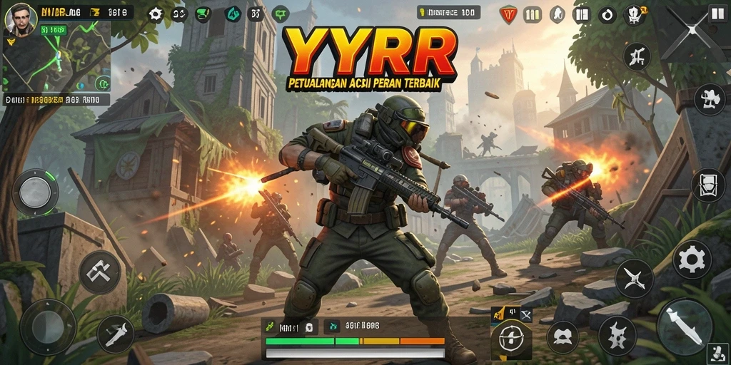 Tangkapan layar gameplay menampilkan aksi seru dalam dunia petualangan ARPG.