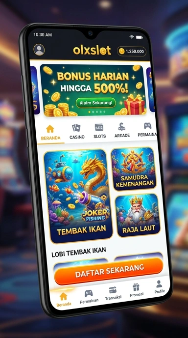 Fitur pemilihan aplikasi terbaru di olxslot untuk pengguna Android.